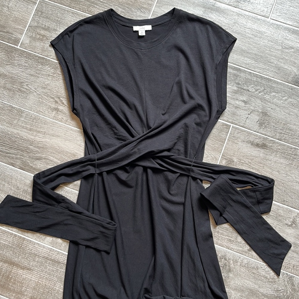 Joie Black Cotton Maxi Dress M NWOT